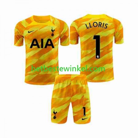 Tottenham Hotspur Hugo Lloris 1 Voetbalshirts Doelman Kind Uit 2023-24